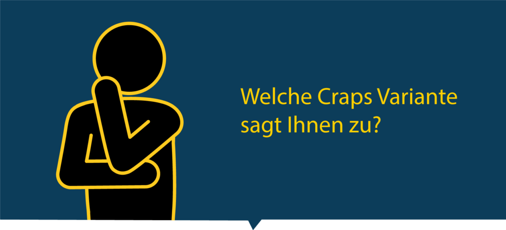 Welche Variante des Craps wählen Sie?