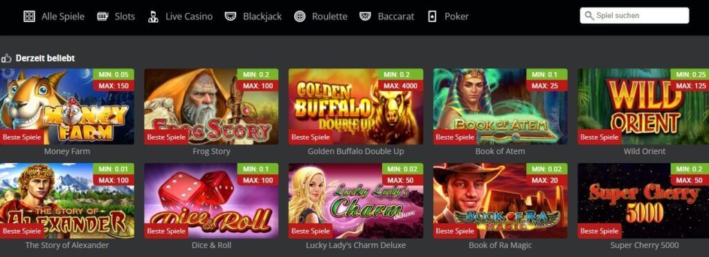 Das 7Melons Online-Casino in der Schweiz