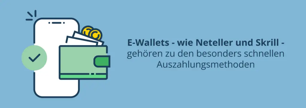 Super schnelle Online-Casino E-Wallets