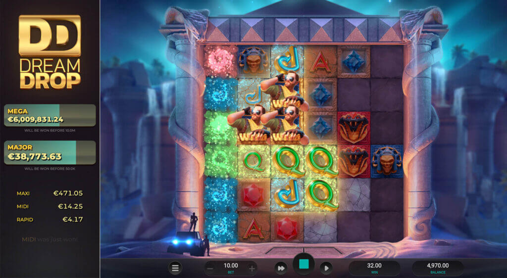 Temple Tumble 2 Dream Drop ist ein brandneuer Casino-Slot