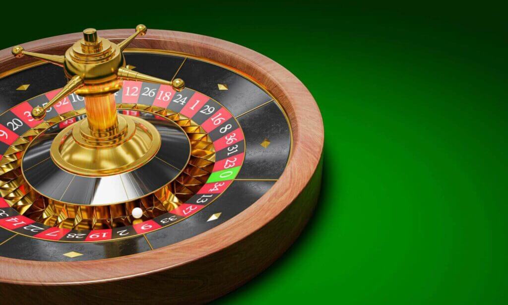 Roulette-Rad beim europäischen Roulette