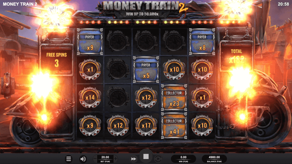 Money Train 2 hat eine atemberaubende Grafik