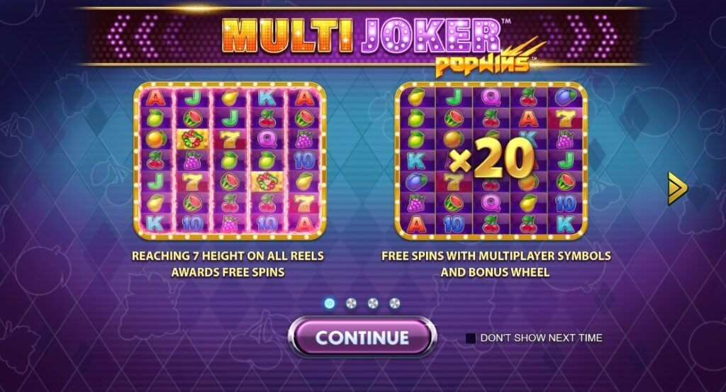 Multi Joker Popwins Slot