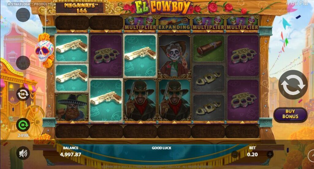 El Cowboy Megaways Pistolen Symbol