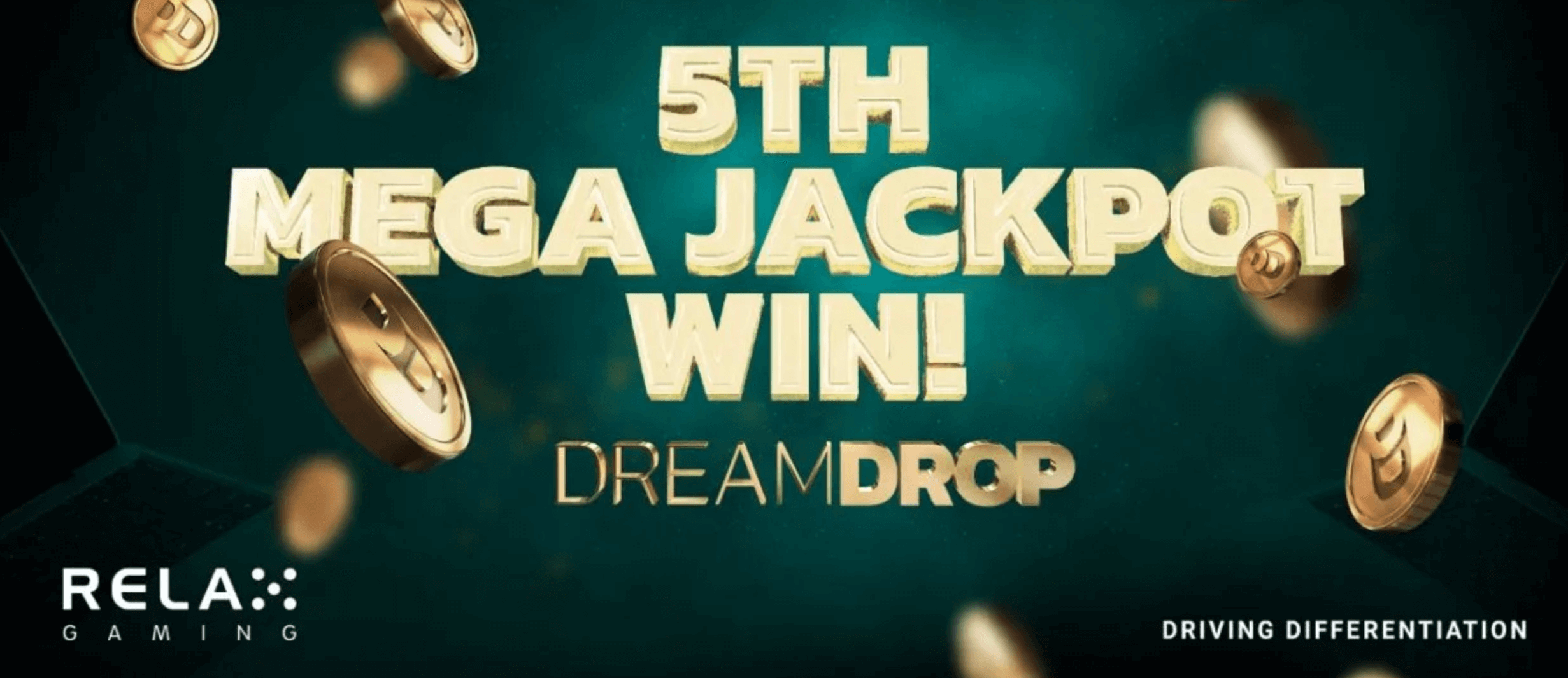 Relax Gaming feiert den fünften Dream Drop Jackpot Gewinner