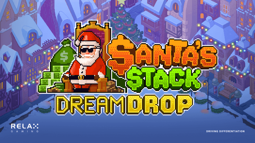 Santa's Stack Dream Drop ist ein weihnachtlicher Slot von Relax Gaming