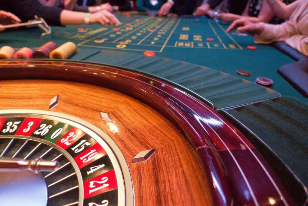 Ein Roulette-Tisch in einem landbasierten Casino