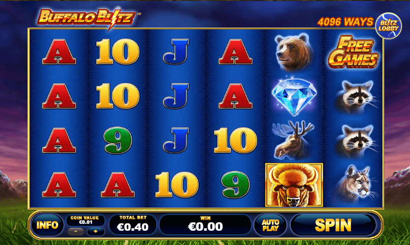 Die Grafik des Online-Slots Buffalo Blitz ist simpel aber gut