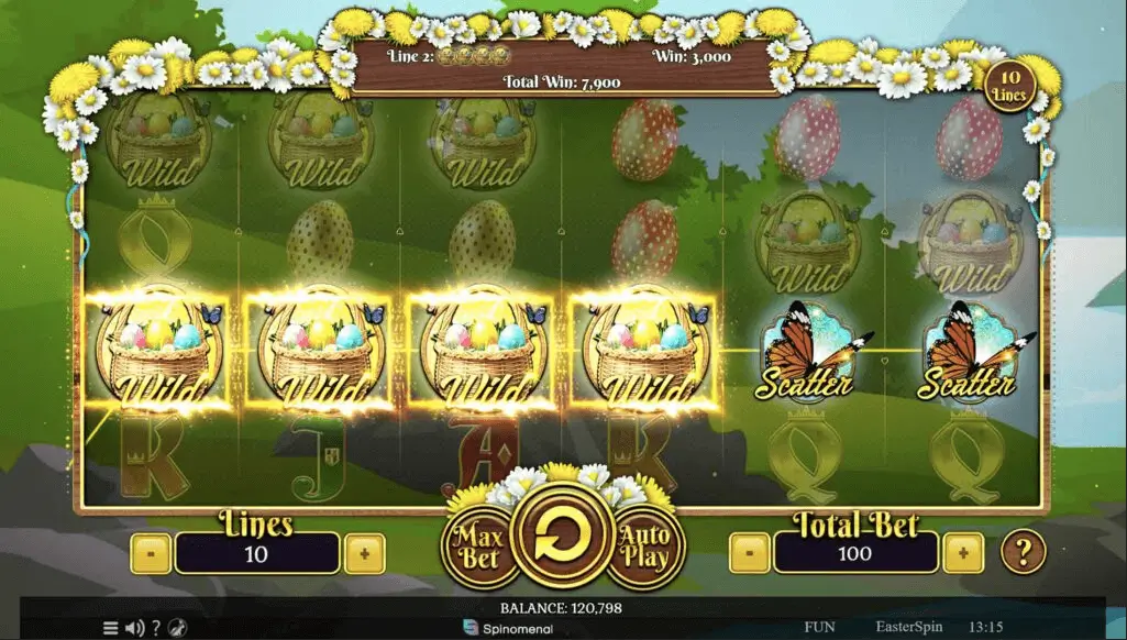 Easter Spin ist ein Online-Slot mit moderner Grafik