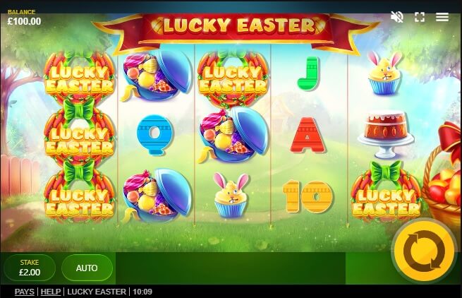 Der von Red Tiger Gaming entwickelte Slot Lucky Easter hält Überraschungen bereit