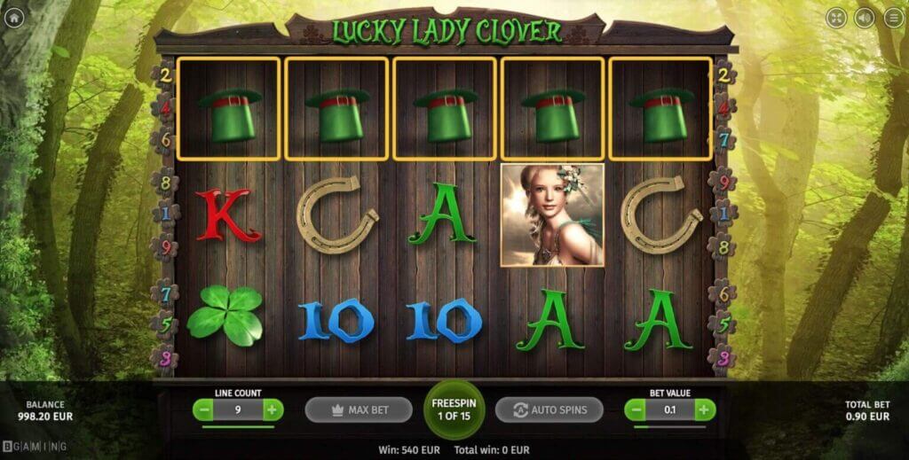 Lucky Lady’s Clover ist ein Online-Slot von Bgaming