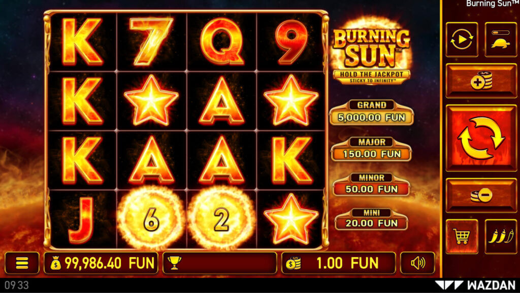 Burning Sun Slot Wazdan