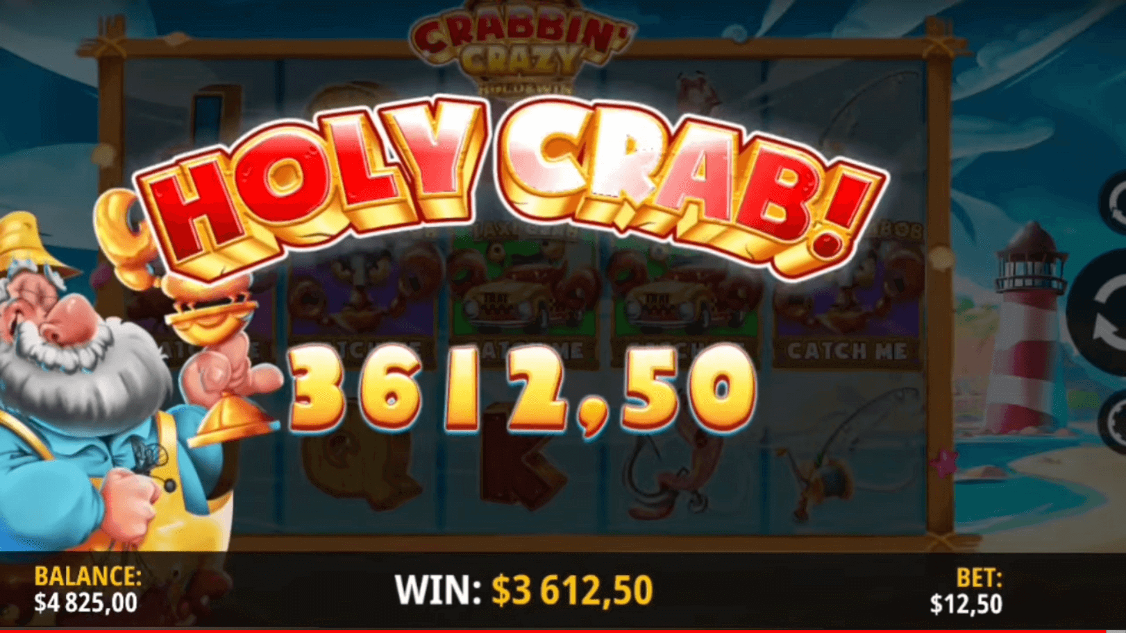 Crabbin Crazy Slot Grosser Gewinn