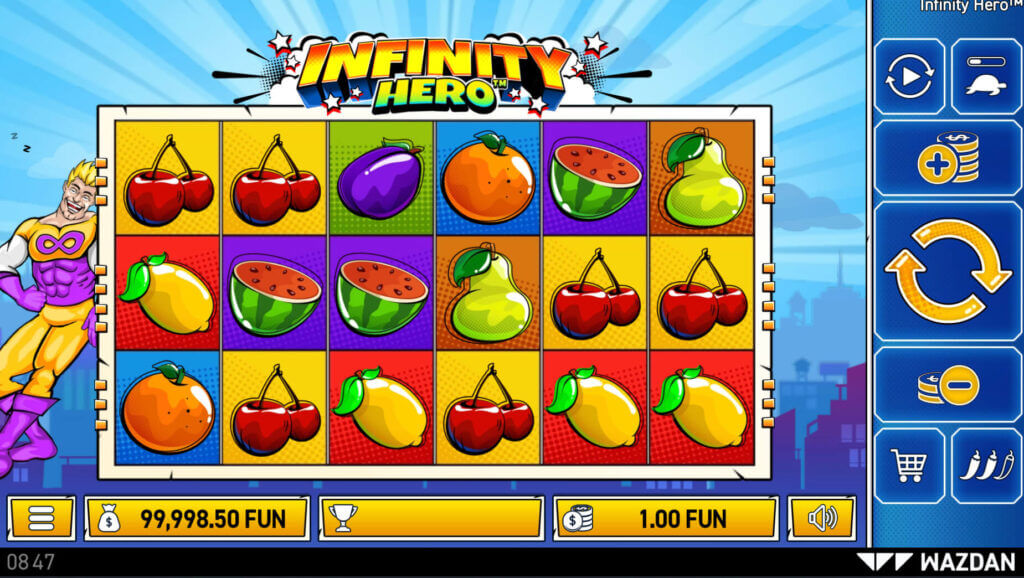 Infinity Hero Slot von Wazdan