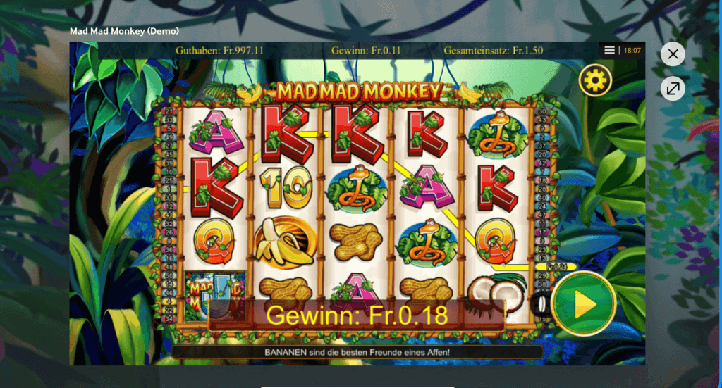 Mad Mad Monkey Slot