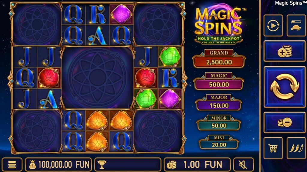 Magic Spins Slot von Wazdan