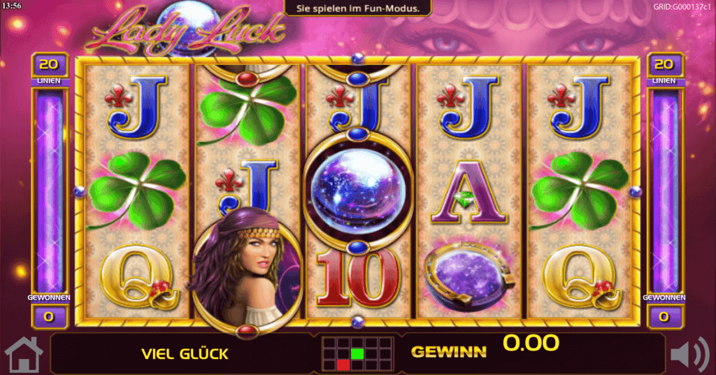 Lady Luck Slot von GameArt