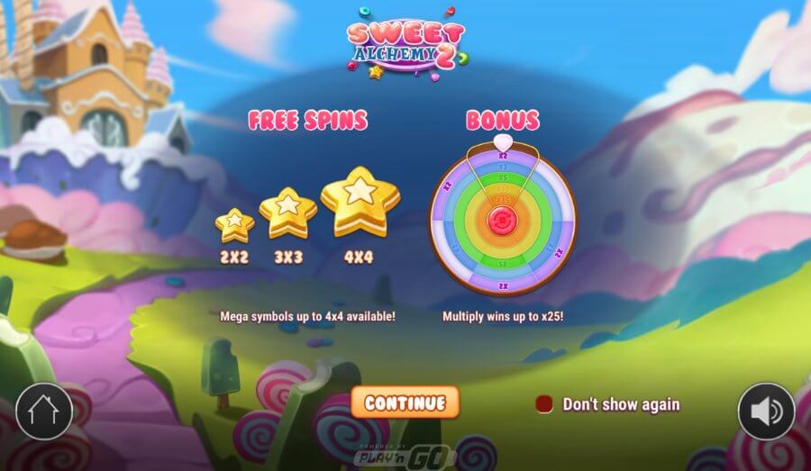 Sweet Alchemy 2 Slot Bonus und Mega-Symbole